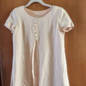 Ladies 30" pink chiffon layered dress